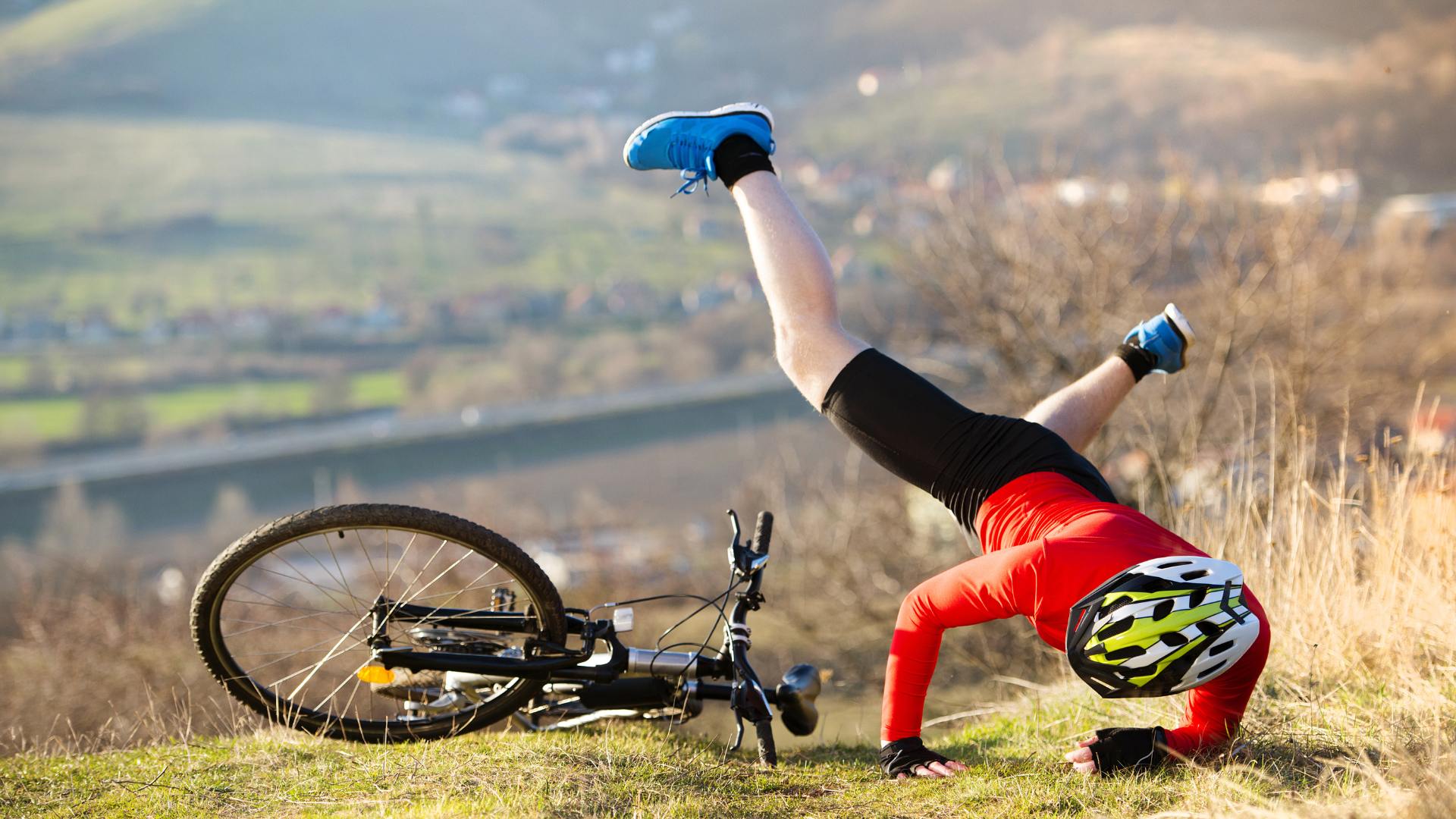 sonhar com acidente de bicicleta