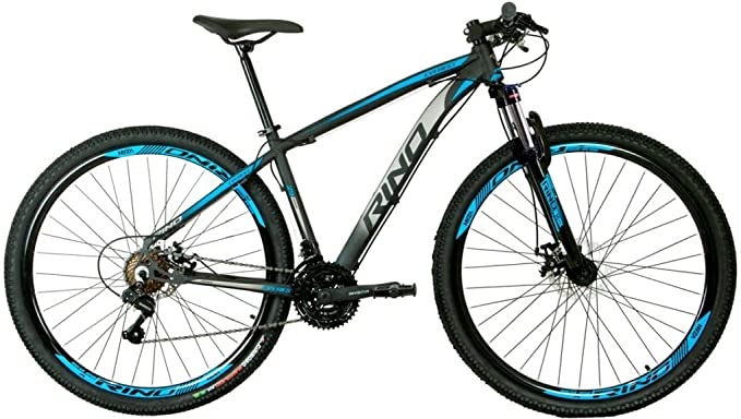 Bicicleta RINO EVEREST 29 Freio Hidraulico Cambios Shimano 24v com Trava 1