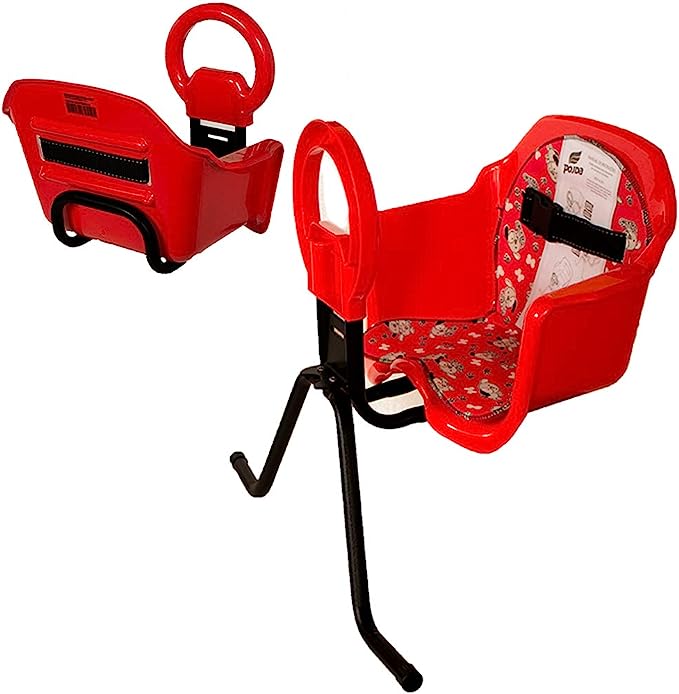 Cadeira De Bicicleta Dianteira Frontal Cadeirinha luxo Vermelho