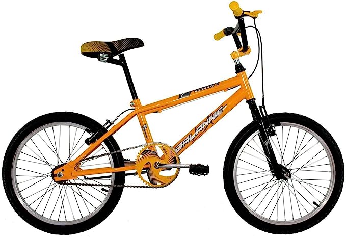 Bicicleta Aro 20 Menino Cross Freestyle BMX Mutante Amarela