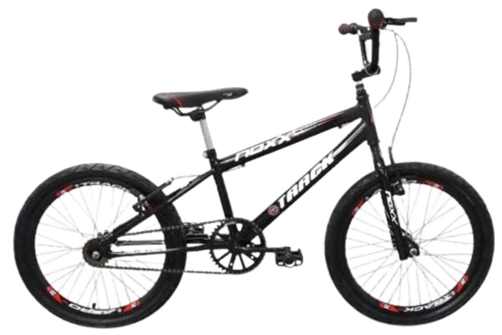 Bicicleta Aro 20 Noxx Preta Rodas Aero Cross BMX Track Bikes