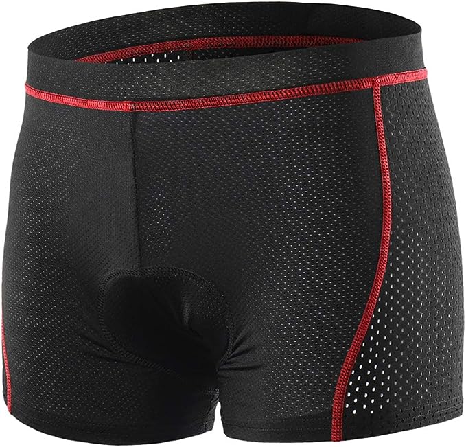 Ajcoflt Bermuda masculina de ciclismo respiravel com gel acolchoado MTB Biking Riding Shorts