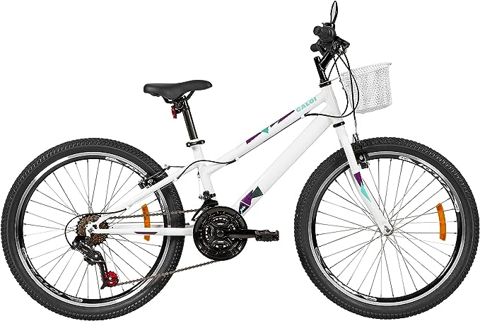 Bicicleta Aro 24 Caloi Ceci Branca 1