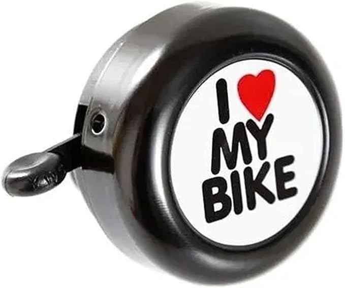 Buzina Campainha Trim Trim Para Bike I Love My Bike Preta