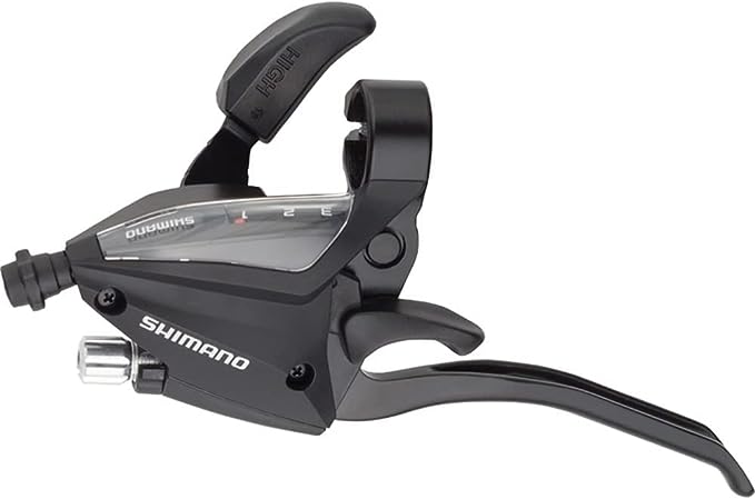 SHIMANO ST EF500 L4A Alavanca de cambio freio de bicicleta de montanha 3 velocidades a esquerda