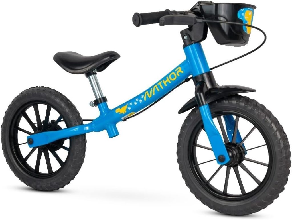 Bicicleta Balance Bike Masculina Nathor Azul 1